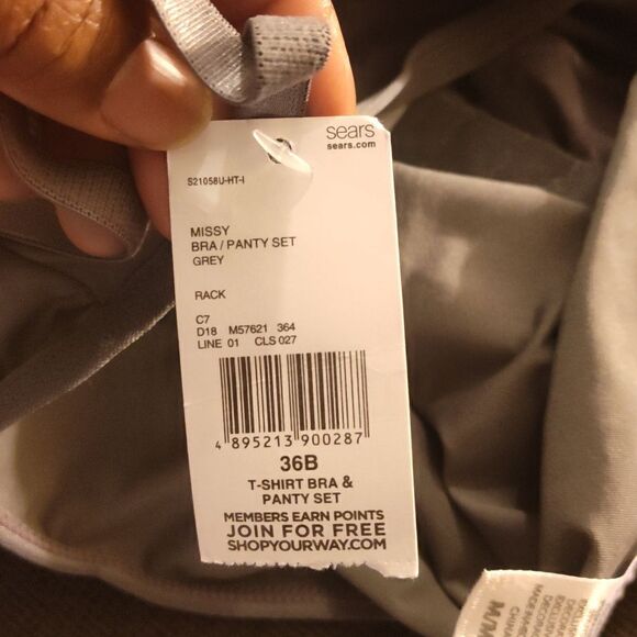 Sears online 2 piece bra set, nwt - Picture 6 of 6